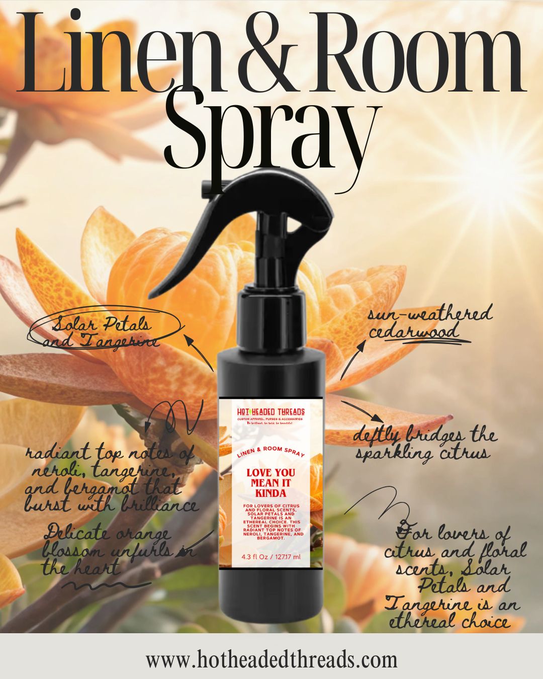 Love You, Mean it, Kinda Linen & Room Spray