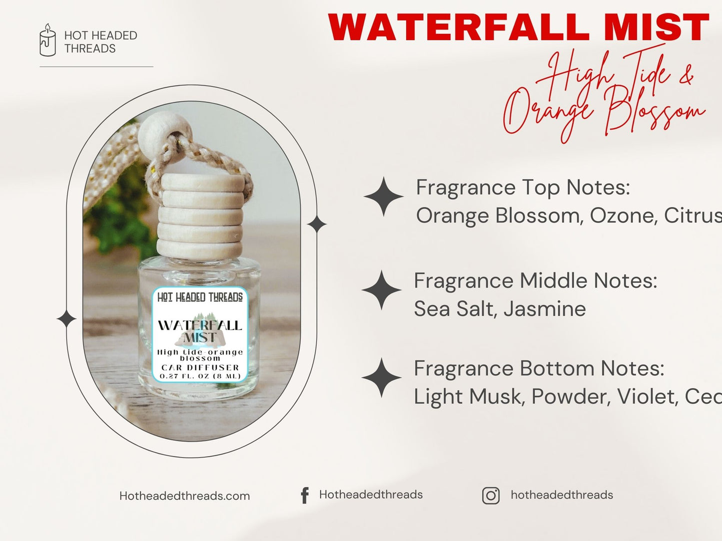 Waterfall Mist Car Diffuser