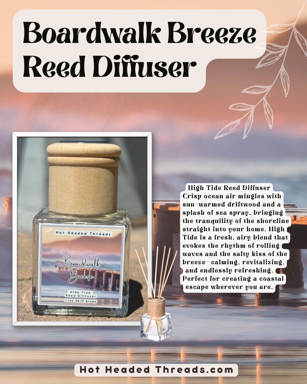 Boardwalk Breeze Reed Diffusers