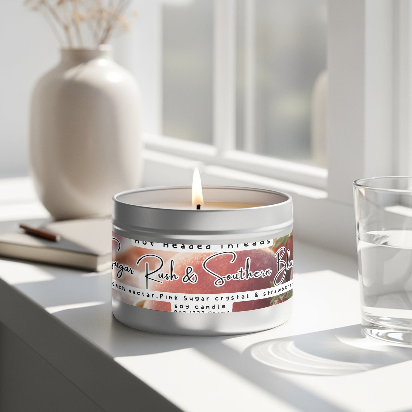 Sugar Rush & Southern Blush Soy Candle