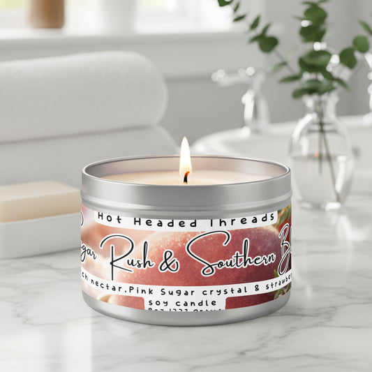 Sugar Rush & Southern Blush Soy Candle