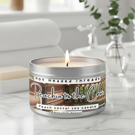 Peachin to the Choir Soy Candle