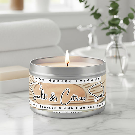 Salt & Citrus Soul Soy Candle