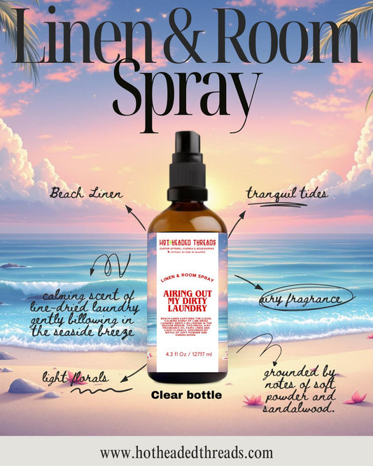 Airing out my Dirty Laundry Linen & Room Spray
