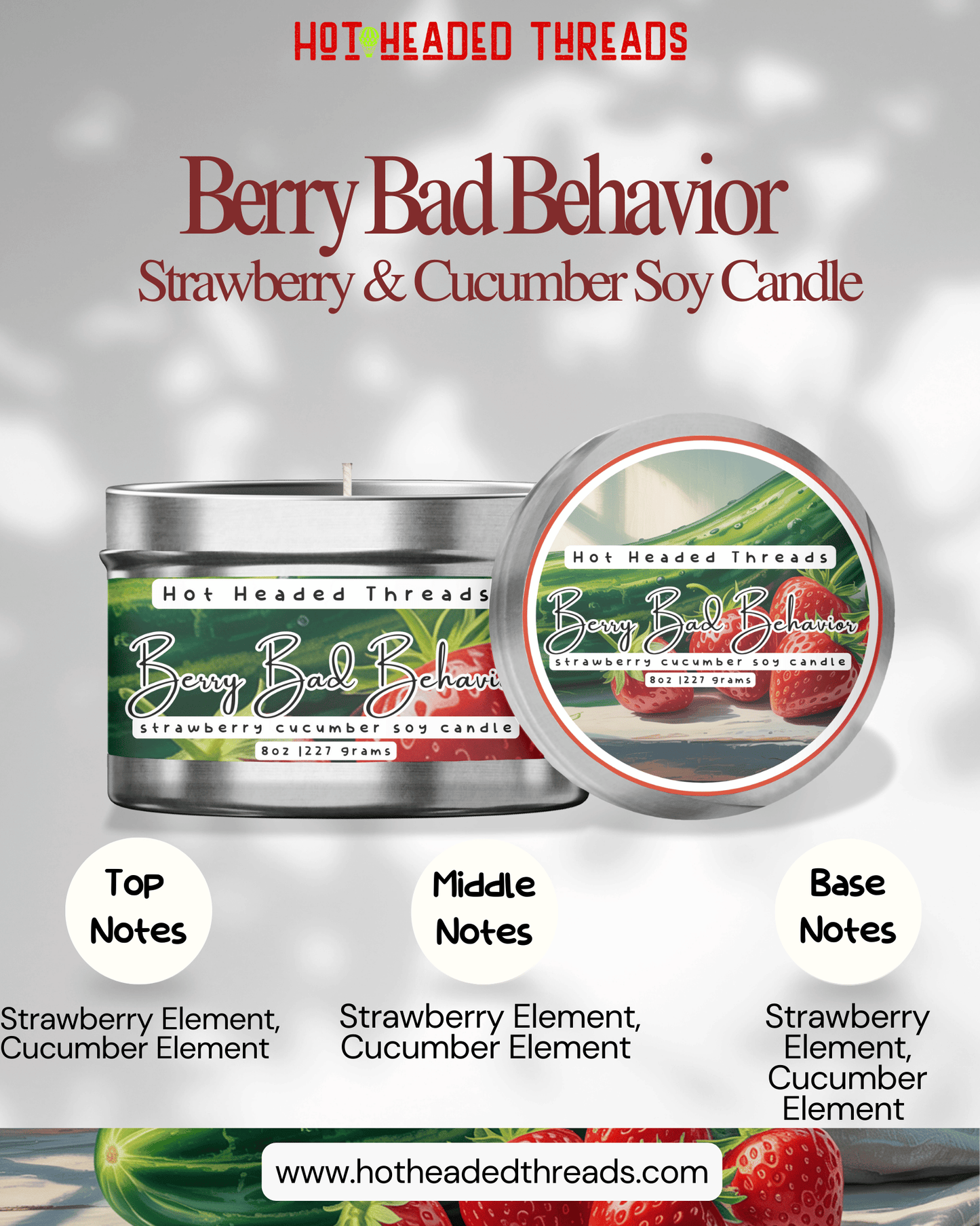 Berry Bad Behavior Soy Candle
